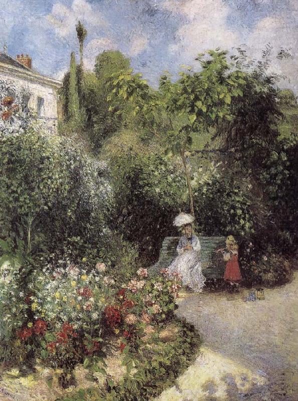 Camille Pissarro Metaponto garden Schwarz china oil painting image